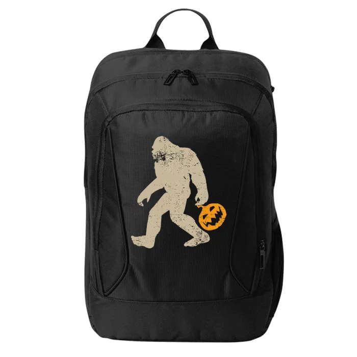 Halloween Funny Jack O Lantern Pumpkin Bigfoot Costume City Backpack