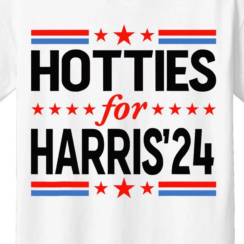 Hotties For Kamala Harris 2024 Kids T-Shirt