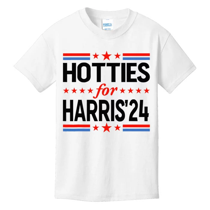 Hotties For Kamala Harris 2024 Kids T-Shirt