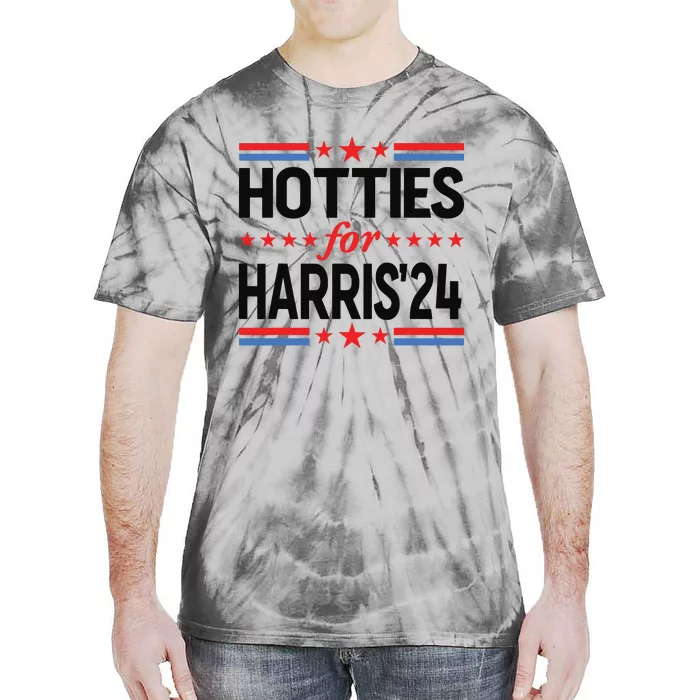 Hotties For Kamala Harris 2024 Tie-Dye T-Shirt