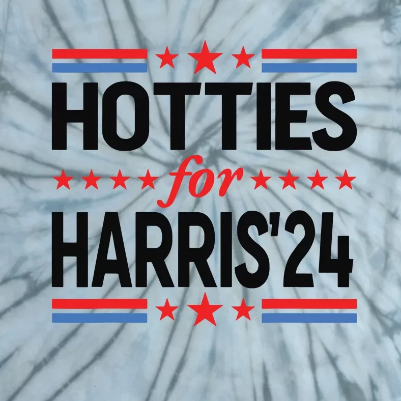 Hotties For Kamala Harris 2024 Tie-Dye T-Shirt