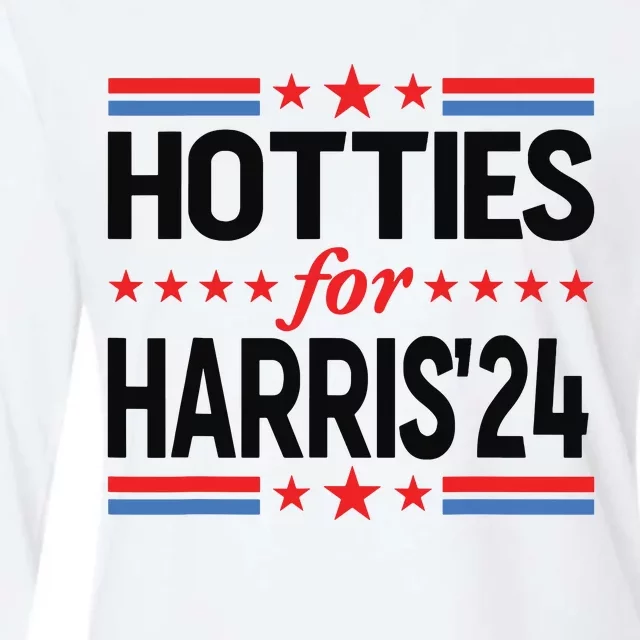 Hotties For Kamala Harris 2024 Womens Cotton Relaxed Long Sleeve T-Shirt