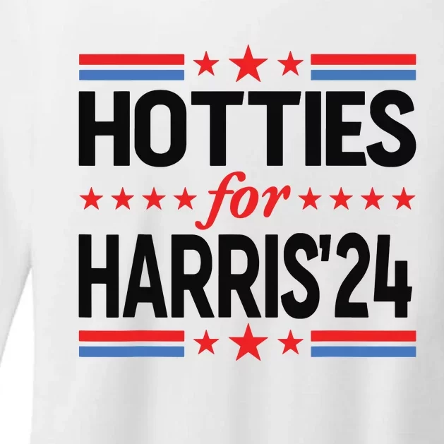 Hotties For Kamala Harris 2024 Womens CVC Long Sleeve Shirt