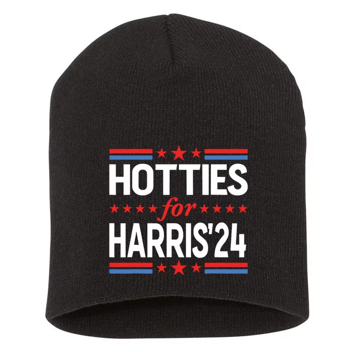 Hotties For Kamala Harris Short Acrylic Beanie