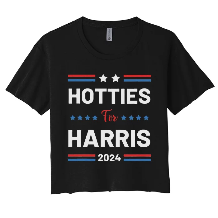 Hotties For Kamala 2024 Women's Crop Top Tee