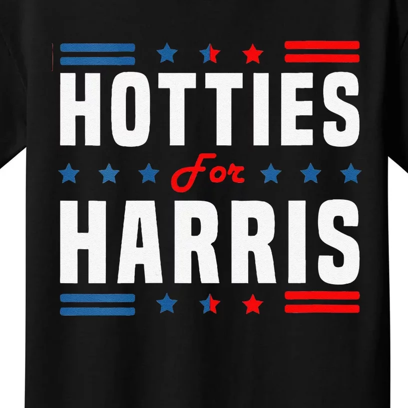 Hotties For Kamala Harris Sarcastic Kids T-Shirt