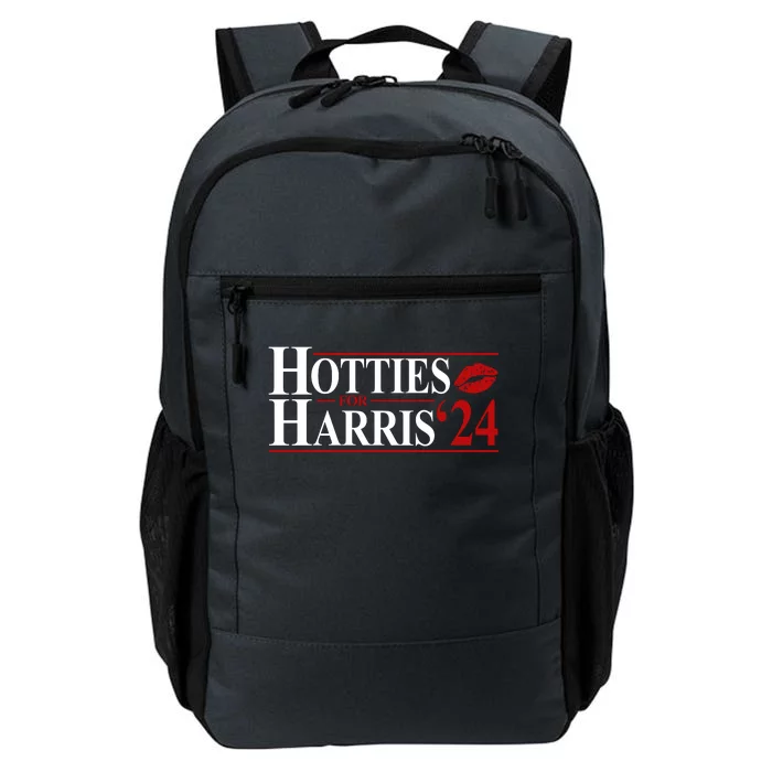 Hotties For Kamala Harris 2024 Smooch Lip Funny Politcal Daily Commute Backpack