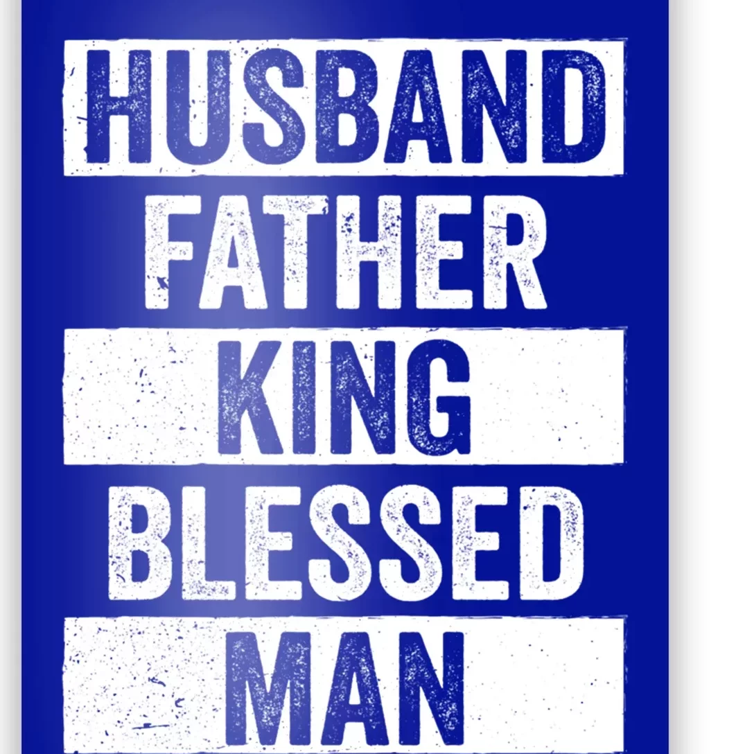 Husband Father King Blessed Dope Dad Cool Gift Black History Meaningful Gift Poster