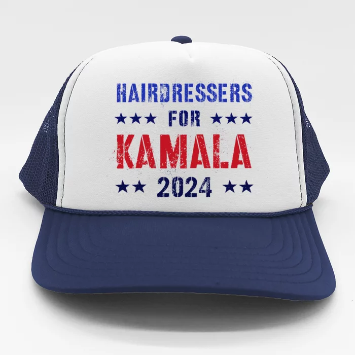 Hairdressers For Kamala 2024 Election Joyful Warrior Trucker Hat