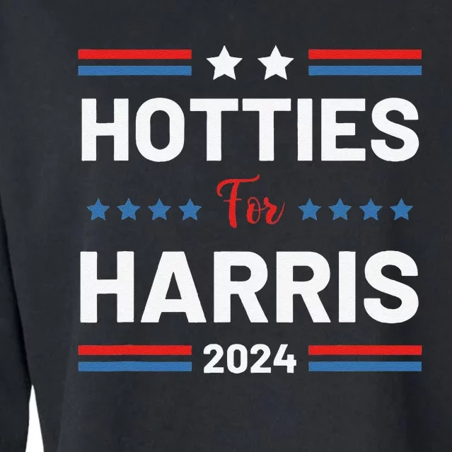 Hotties For Kamala 2024 Cropped Pullover Crew