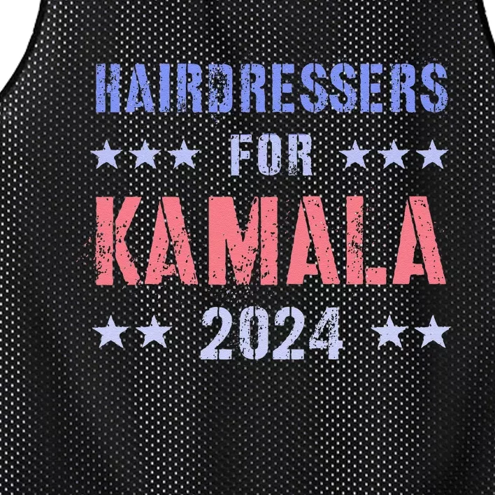 Hairdressers For Kamala 2024 Election Grab Him By Ballot Mesh Reversible Basketball Jersey Tank