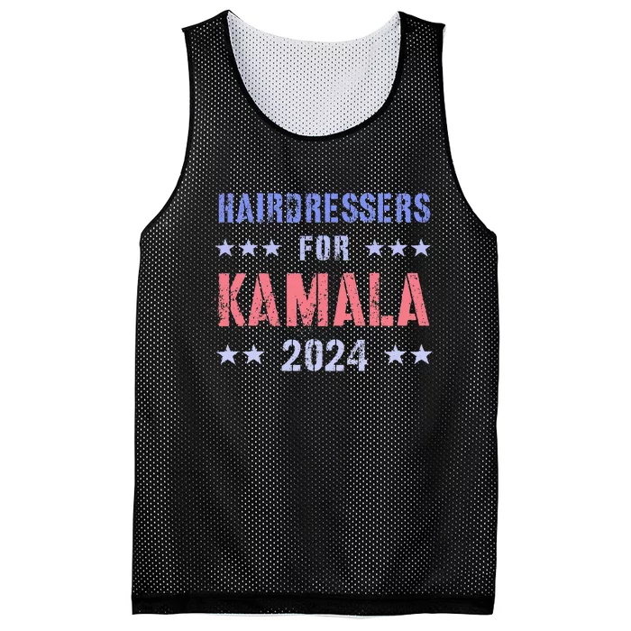 Hairdressers For Kamala 2024 Election Grab Him By Ballot Mesh Reversible Basketball Jersey Tank