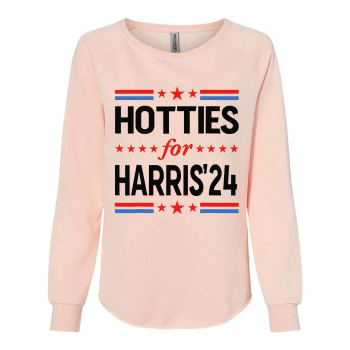 Hotties For Kamala Harris 2024 Womens California Wash Sweatshirt