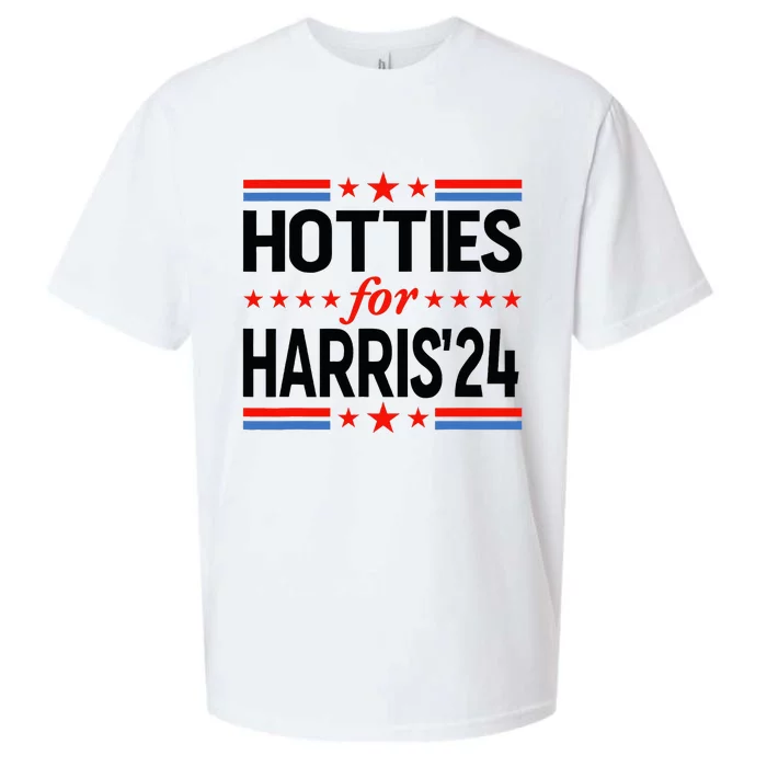 Hotties For Kamala Harris 2024 Sueded Cloud Jersey T-Shirt