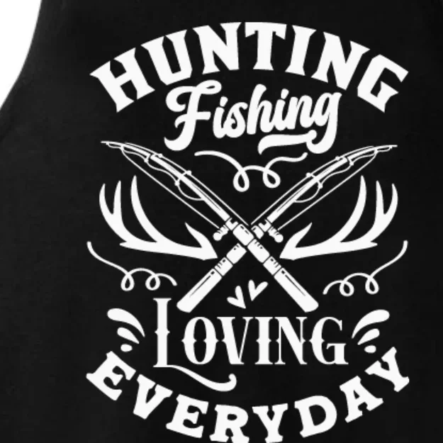 Hunting Fishing Loving Everyday Ladies Tri-Blend Wicking Tank