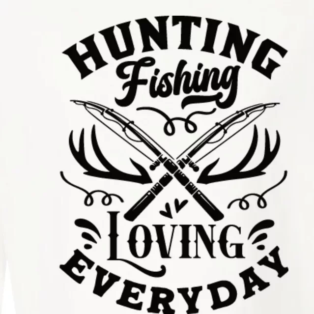 Hunting Fishing Loving Everyday Cropped Pullover Crew