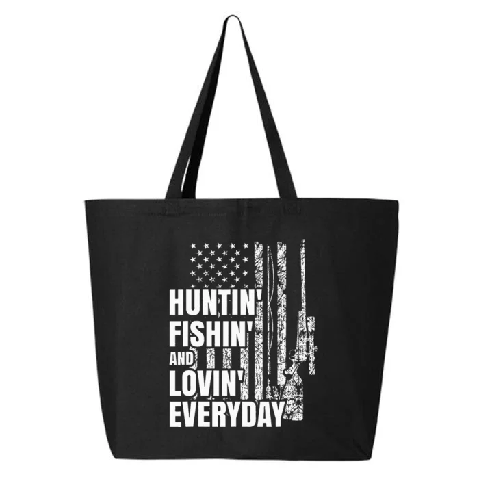 Hunting Fishing Loving Everyday American Deer Hunter Patriot 25L Jumbo Tote