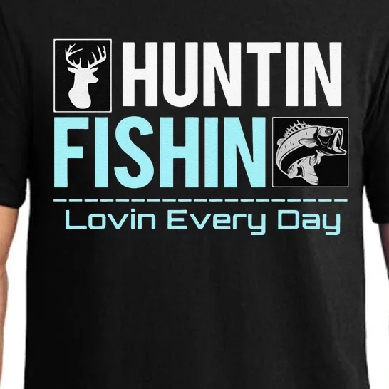 Huntin Fishin Lovin Every Day, Black Fly Hunting And Fishing Pajama Set