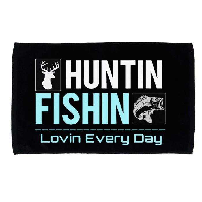 Huntin Fishin Lovin Every Day, Black Fly Hunting And Fishing Microfiber Hand Towel