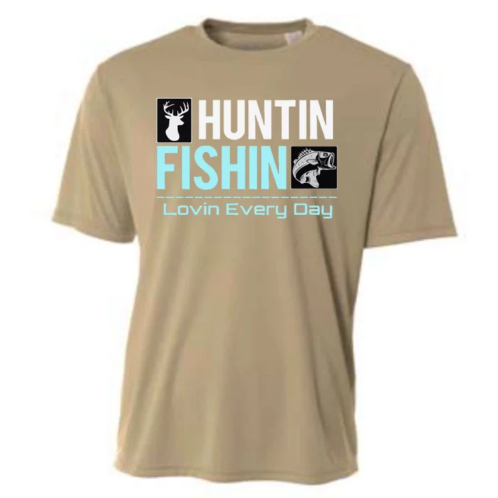 Huntin Fishin Lovin Every Day, Black Fly Hunting And Fishing Cooling Performance Crew T-Shirt