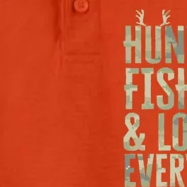 Hunting Fishing Loving Every Day Funny Gift Fathers Day Camo Gift Dry Zone Grid Performance Polo