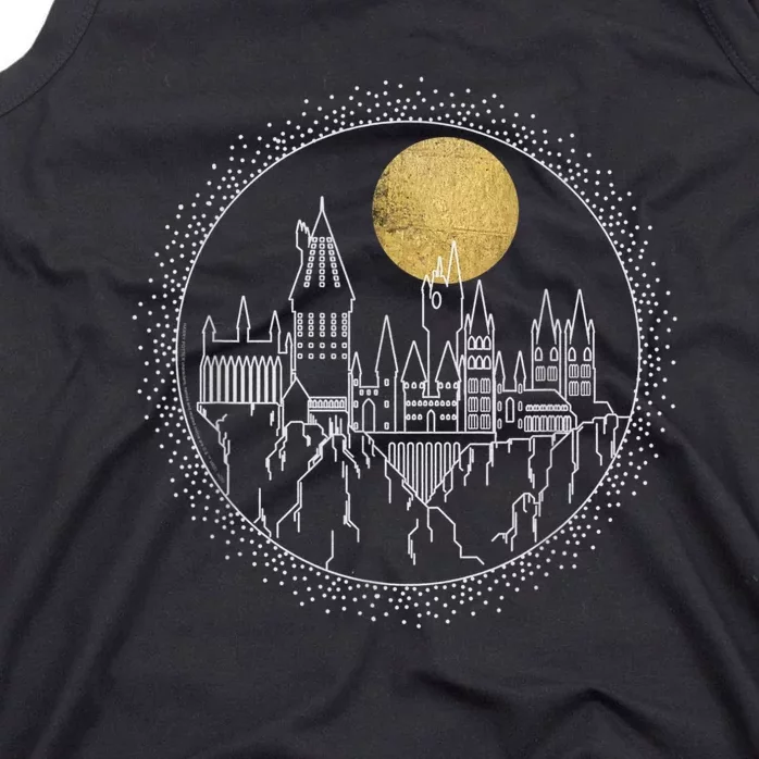 Hogwarts Full Moon Line Art Tank Top