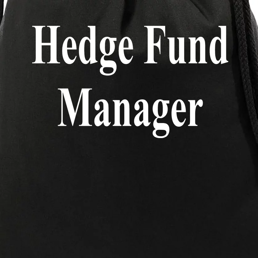 Hedge Fund Manager Drawstring Bag