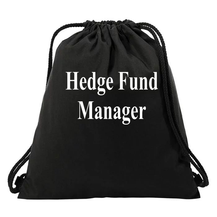 Hedge Fund Manager Drawstring Bag