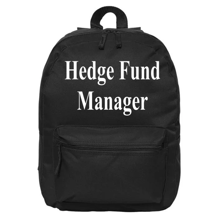 Hedge Fund Manager 16 in Basic Backpack