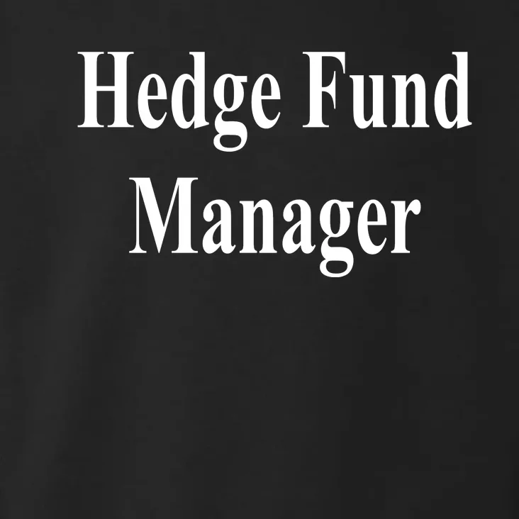 Hedge Fund Manager Toddler Hoodie