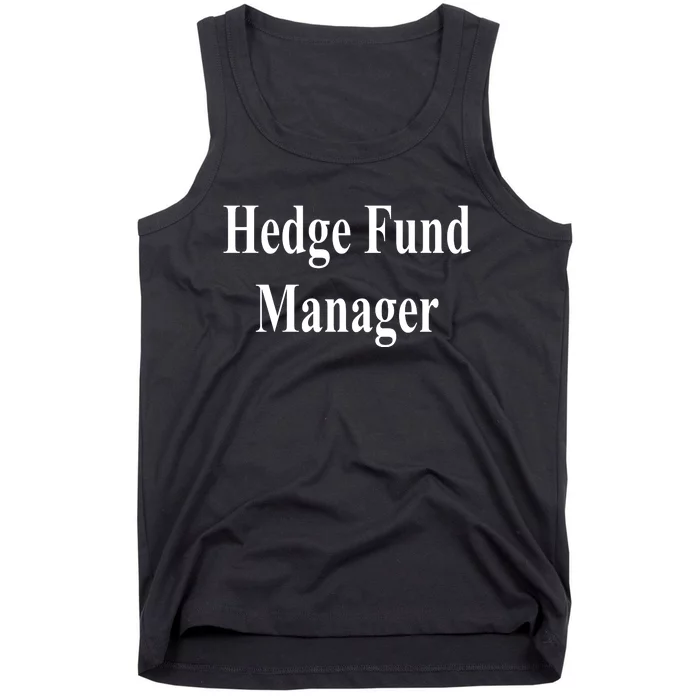 Hedge Fund Manager Tank Top