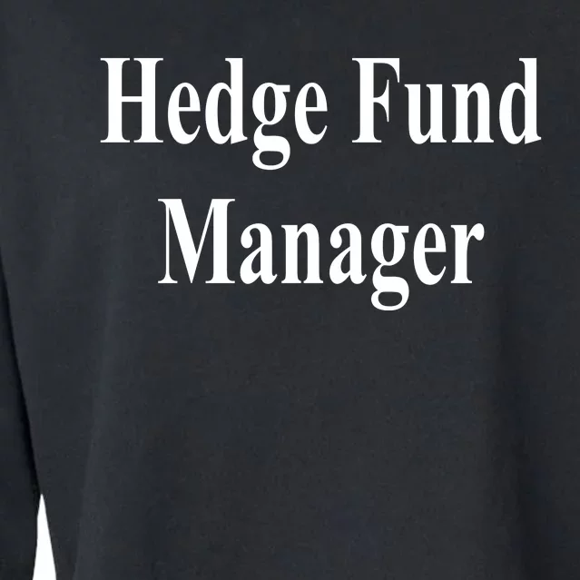 Hedge Fund Manager Cropped Pullover Crew