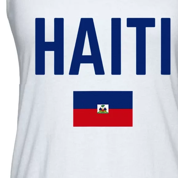 HAITI Flag Men Women Kids HAITI Ladies Essential Flowy Tank