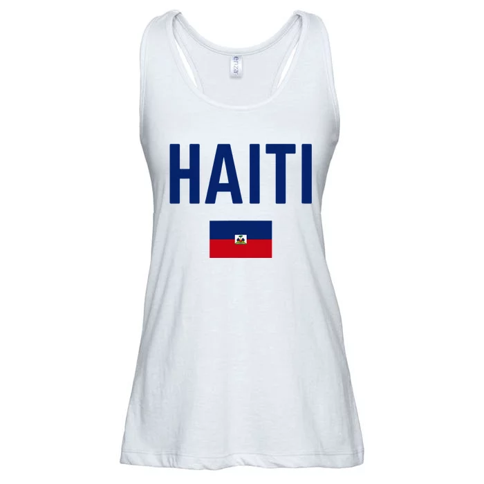 HAITI Flag Men Women Kids HAITI Ladies Essential Flowy Tank