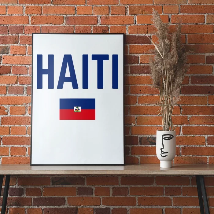 HAITI Flag Men Women Kids HAITI Poster