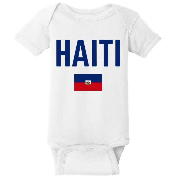 HAITI Flag Men Women Kids HAITI Baby Bodysuit