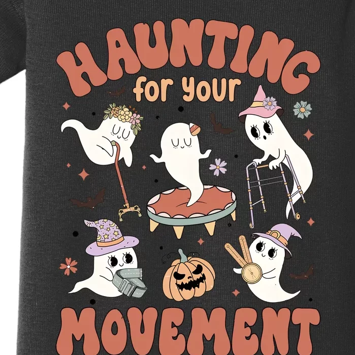 Haunting For Movement Halloween Physical Therapist Baby Bodysuit