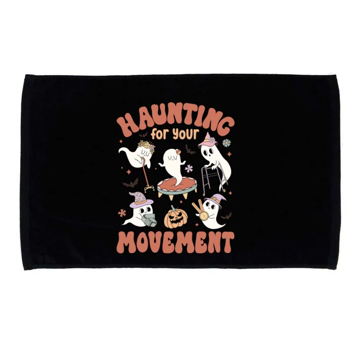 Haunting For Movement Halloween Physical Therapist Microfiber Hand Towel