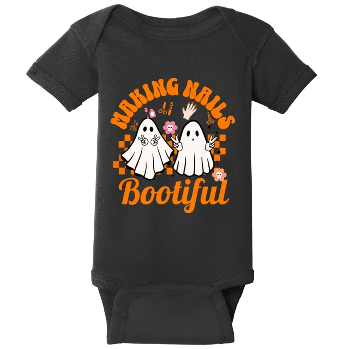 Halloween For Nail Technicians Artists Making Nails Bootiful Gift Baby Bodysuit