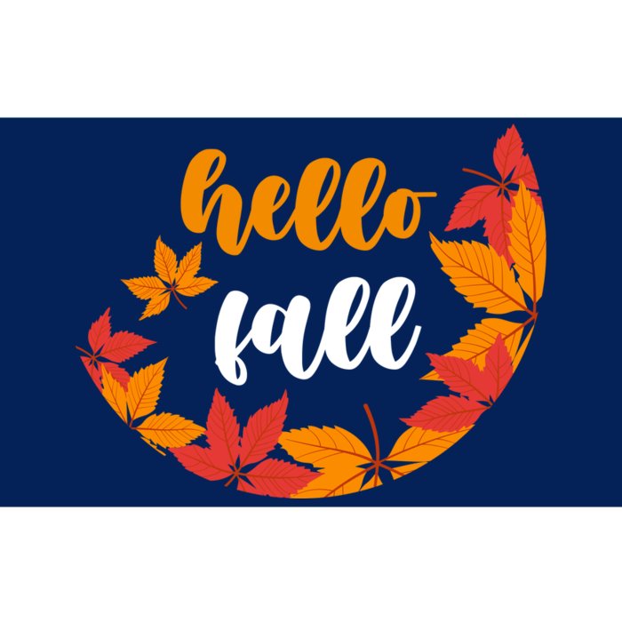 Hello Fall Nature Lover Bumper Sticker