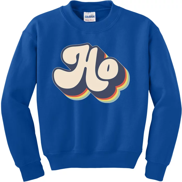 Ho Family Name Personalized Surname Ho Gift Kids Sweatshirt