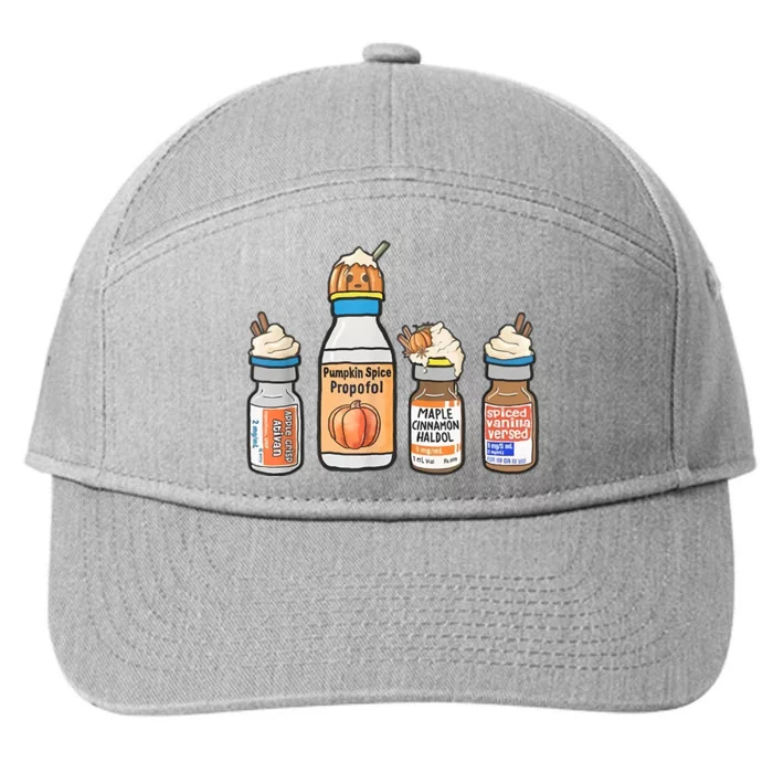 Halloween Fall Nurse Funny 7-Panel Snapback Hat