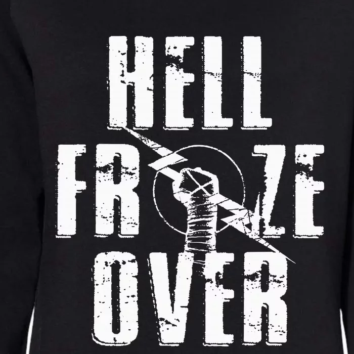 Hell Froze Over Womens California Wash Sweatshirt