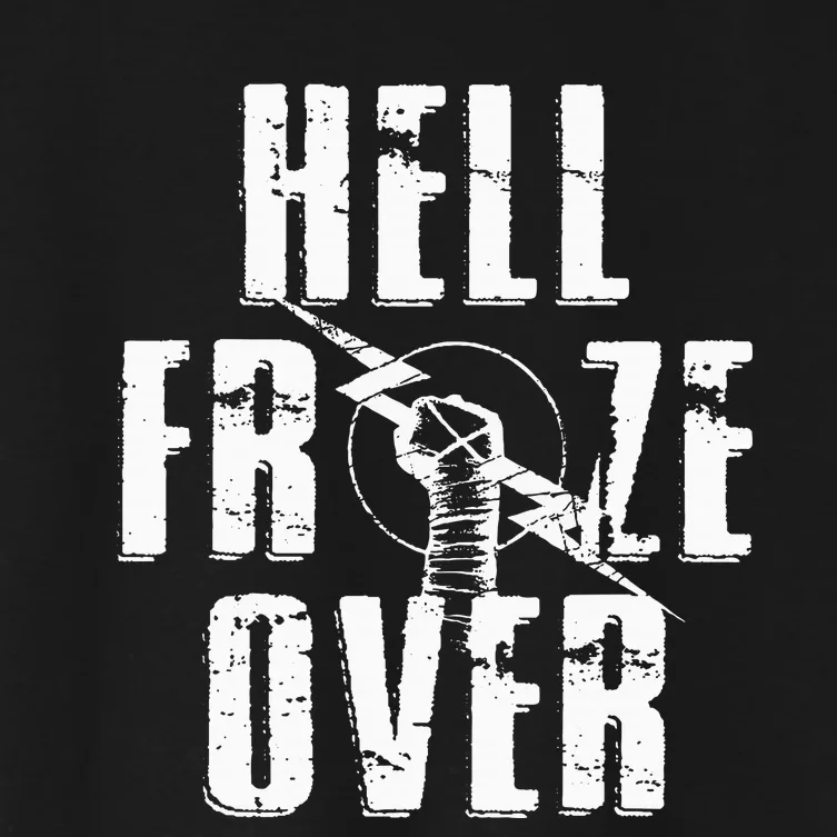 Hell Froze Over Women's Crop Top Tee