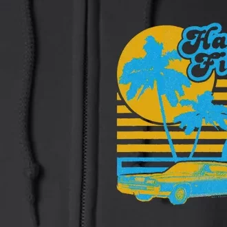 Hawaii Five O 5 0 Surfer Full Zip Hoodie