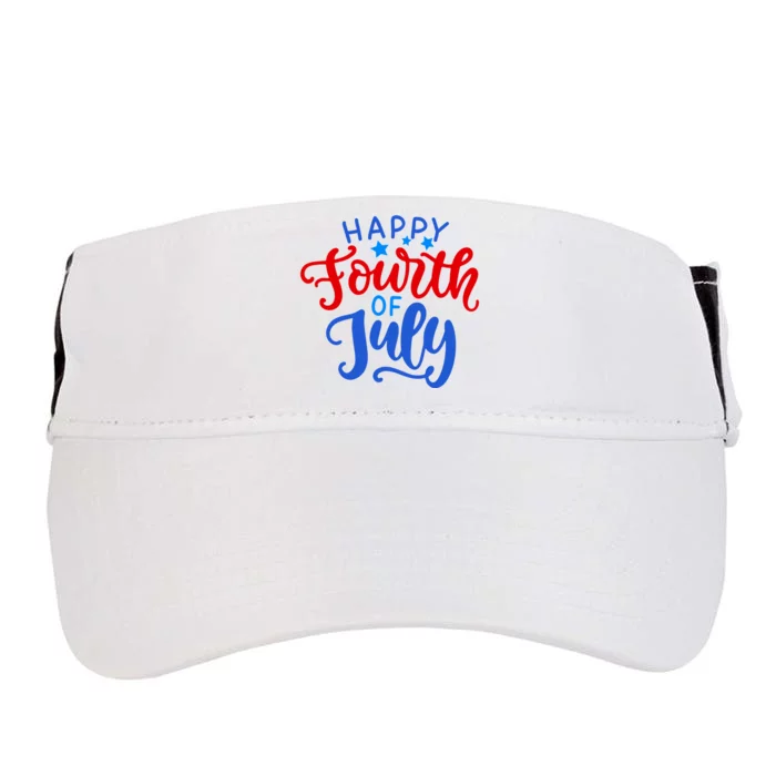 Happy Fourth Of July Celebration Adult Drive Performance Visor