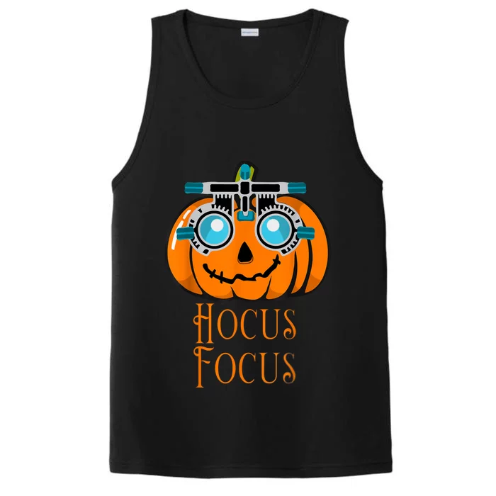 Hocus Focus Optometry Halloween Optometrist Eye Doctor Funny Performance Tank