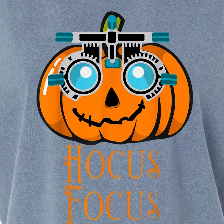 Hocus Focus Optometry Halloween Optometrist Eye Doctor Funny Garment-Dyed Women's Muscle Tee