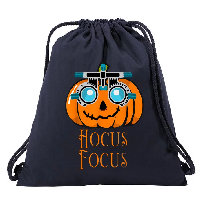 Hocus Focus Optometry Halloween Optometrist Eye Doctor Funny Drawstring Bag