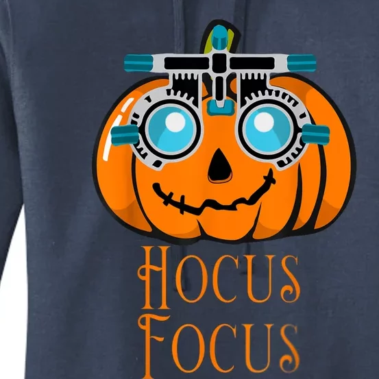 Hocus Focus Optometry Halloween Optometrist Eye Doctor Funny Women's Pullover Hoodie